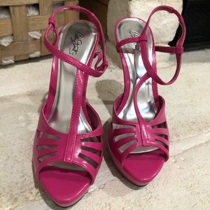 NEW Pink sandal heels